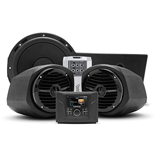 Rockford Fosgate GNRL-STAGE3 400 Watt Stereo, Front Lower Speaker, and Subwoofer Kit for Select 2016-2020 Polaris General Models Rockford Fosgate GNRL-STAGE3 400 Watt Stereo, Front Lower Speaker, and Subwoofer Kit for Select 2016-2020 Polaris General Models